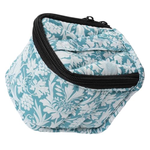 PACKOVE Nagellack Organizer Tasche mit Fächern für Flaschen Tragbarer Nagellack Aufbewahrungskoffer mit Reißverschluss für Zuhause Reise und Nageldesign Zubehör von PACKOVE