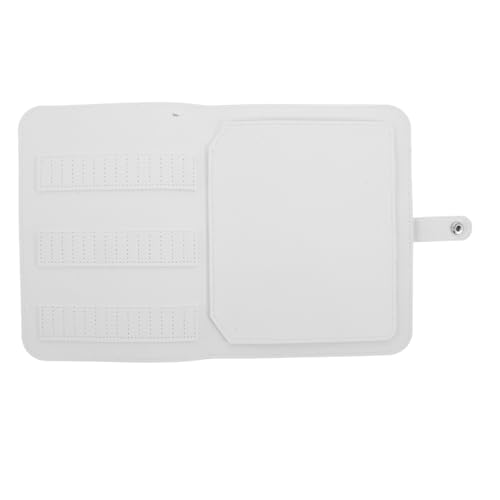 PACKOVE Nail Drill Bit Organizer Tasche Große Kapazität Tragbarer Nagelfeilen Halter Kompakt Für Reise Salon Maniküre Werkzeuge Weiß Schlange Muster von PACKOVE