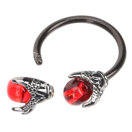 PACKOVE Nasenring Dragon Claws Gothic Nose Hoop Piercing Schmuck für Damen Einzigartiges Design Hautfreundlich Komfortabel Sicher und Stilvoll für Nasenpiercing und Festivals von PACKOVE