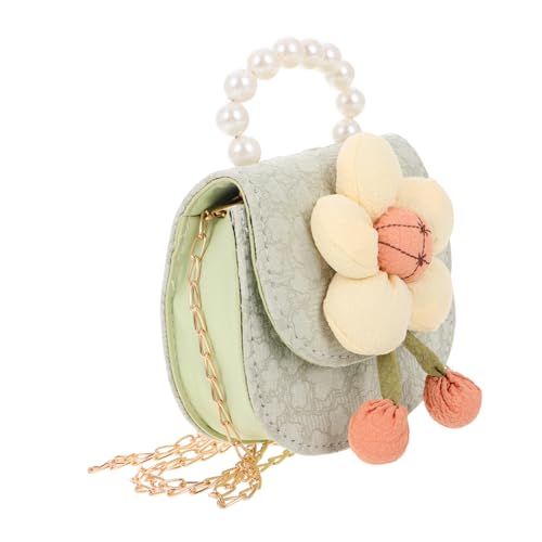 PACKOVE Niedliche Mini Crossbody Tasche für Mädchen Kleine Umhängetasche mit Blumenmotiv Vielseitige Tragbare Schultertasche Robuste Münzbörse Portemonnaie für Alltag von PACKOVE