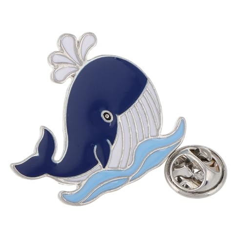 PACKOVE Niedliche Wal brosche aus Langlebiger Zinklegierung Cartoon Tier Anstecknadel für Kleidung Hüte Rucksäcke und Modische Accessoires Einzigartiges Design für Frauen und Partys PACKOVE Niedliche Wal brosche aus Langlebiger Zinklegierung Cartoon Tier Anstecknadel für Kleidung Hüte Rucksäcke und Modische Accessoires Einzigartiges Design für Frauen und Partys von PACKOVE
