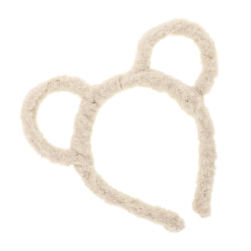 PACKOVE Niedliches Plüsch-bärenohren-haarband Für Teenager Und Junge Erwachsene Komfortables Haaraccessoire in Zartem Farbton Für Party Cosplay Und Alltag Für Romantische Looks Und von PACKOVE