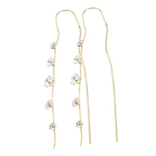PACKOVE Ohrhänger mit Mikropavé Zirkonia Leichte Tassel Ohrringe für Damen Modischer Schmuck für Alltag und Fest Hautfreundlich und Vielseitig für Frauen von PACKOVE