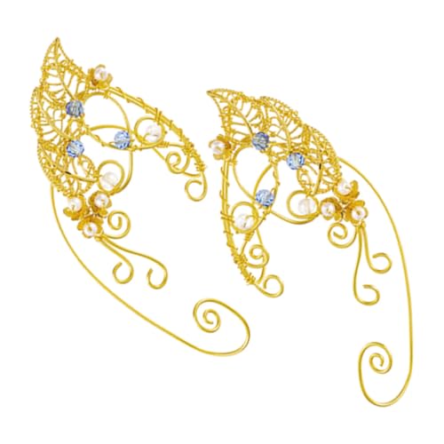 PACKOVE Ohrmanschetten Ohrclips Damen Ohrschmuck Fairy Ears Ohrhänger Legierung Leicht Elegant Für Hochzeit Party Cosplay Geburtstag von PACKOVE