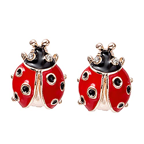 PACKOVE Ohrstecker Damen Niedliche Insekten Designs mit Funkelnden Strasssteinen Einfache Stecker für Alltag und Party Modischer Schmuck für Frauen von PACKOVE
