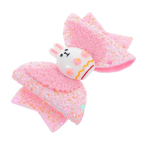 PACKOVE Haarspangen Mit Cartoon-hasen Und Schleifen Für Mädchen Verziert Mit Pailletten Für Ostern Geburtstage Und Verschiedene Frisuren von PACKOVE