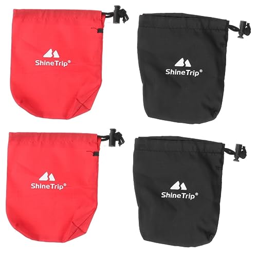 PACKOVE Aufbewahrungsbeutel Outdoor Aufbewahrungstasche 4 Stück Aufbewahrungstasche Taschen Für Kleinigkeiten Taschen Mit Kordelzug Ausrüstung Draussen Camping Aufbewahrungstasche von PACKOVE