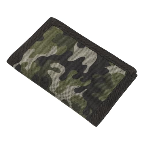 PACKOVE Kompakter Camouflage Geldbeutel Für Herren Multifunktionale Geldbörse Mit Kartenfächern Für Reisen Und Outdoor-aktivitäten Aus Strapazierfähigem Militärgrün von PACKOVE