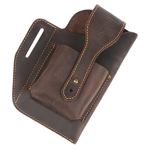 PACKOVE Handytasche - Herren-gürteltasche Aus Leder Mit Hülle Für Den Täglichen Gebrauch Und Outdoor-aktivitäten Drop- von PACKOVE