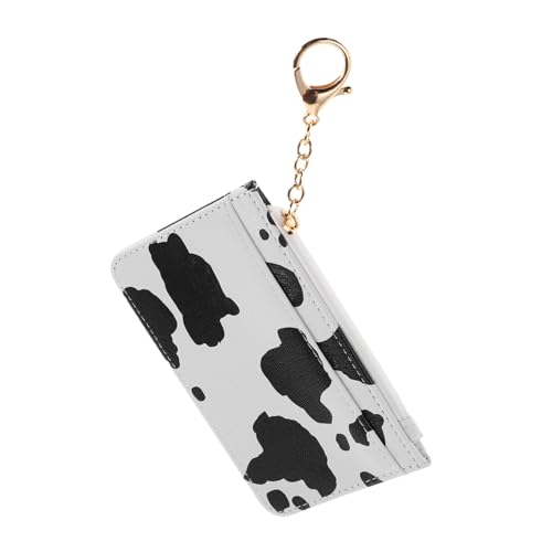 PACKOVE PU Schlüsselanhänger Geldbeutel Eleganter Kreditkarten und Münzhalter Kompakt und Leicht für Reisen und Alltag von PACKOVE