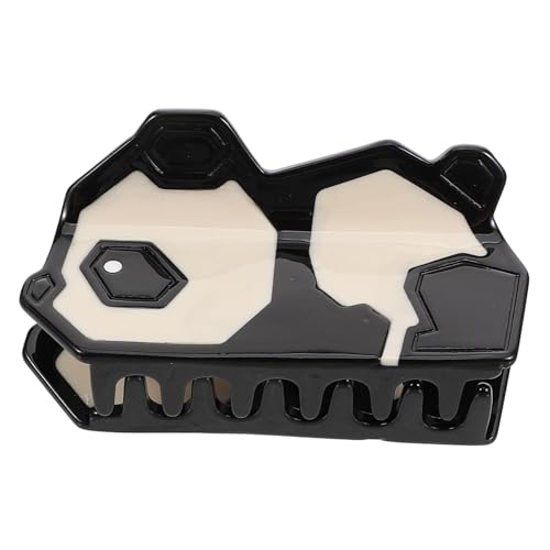 PACKOVE Panda Haarklammer Haarspange Mit Quadratischem Krallenclip Für Frauen Haarschmuck Aus Robustem Für Dünnes Und Dickes Haar von PACKOVE