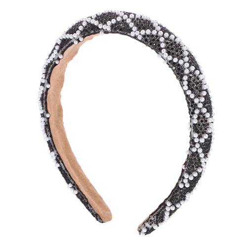 PACKOVE Damen Stirnband Strass Haarband Modisches Breites Haarstyling Tool für Eleganten Look Haarschmuck für Besondere Anlässe von PACKOVE