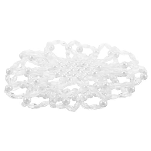 PACKOVE Perlen-haarknoten-abdeckung Elastisch Gehäkelt Strass-haarnetz Für Tanzdutts Haar-accessoires Für Frauen Und Mädchen von PACKOVE