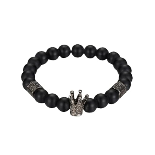 PACKOVE Einzigartiges Herrenarmband mit Kronendesign Metallschnur für Armbänder Modisches Armband für Männer von PACKOVE