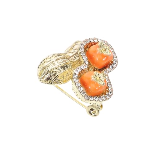 PACKOVE Persimmon Brosche Kristall Erdnuss Brosche Rucksack Pin Taschen Pin Erdnuss Brosche Schmuck Erdnuss Anstecker Schal Verschluss Persimmon Form Brosche Persimmon Schmuck Cardigan PACKOVE Persimmon Brosche Kristall Erdnuss Brosche Rucksack Pin Taschen Pin Erdnuss Brosche Schmuck Erdnuss Anstecker Schal Verschluss Persimmon Form Brosche Persimmon Schmuck Cardigan von PACKOVE
