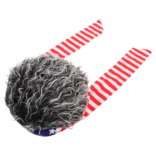 PACKOVE Perücke Stirnband Kappe Mützen kahl lustig Hüte Spitze für Hip-Hop-Perückenhut atmungsaktiver Perückenhut Mode Hut Kunsthaarhut Kurzer Perückenhut Polyester von PACKOVE