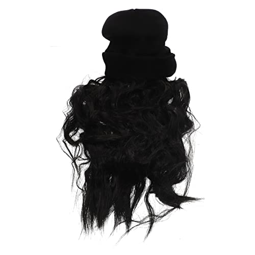 PACKOVE Strickmütze Für Damen Warme Wintermütze Perückenmütze Mit Langer Haarverlängerung Beanie Mütze Leicht Und Atmungsaktiv PACKOVE Strickmütze Für Damen Warme Wintermütze Perückenmütze Mit Langer Haarverlängerung Beanie Mütze Leicht Und Atmungsaktiv von PACKOVE