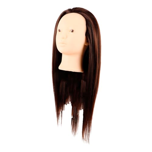 PACKOVE Perücken Mannequinkopf Haarflechtkopf Puppe Übungsperücken Für Frauen Styling Glatze Spitzenkopf Kosmetik Mannequinkopf Kosmetikbedarf Hochtemperaturdraht von PACKOVE