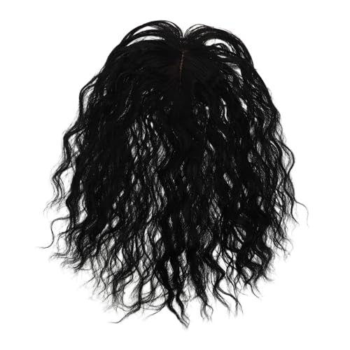 PACKOVE Kurze Lockige Perücke Für Frauen Echthaar-ähnliche Locken Leichtes Synthetisches Haarteil Für Reisen Und Tägliche Tragen Natürliches Aussehen von PACKOVE