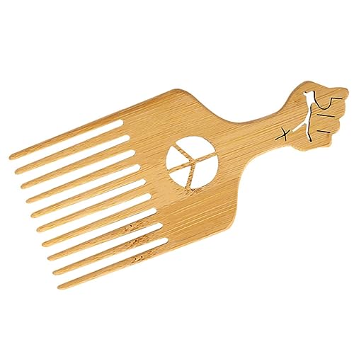 PACKOVE Kunststoffkamm Für Haare Bartkamm Aus Kunststoff Haarkamm Für Afrofrisuren Pflegekamm Für Männer Stylingkamm Für Lockenhaar Leicht Und Kompakt Für Reise Und Alltag von PACKOVE