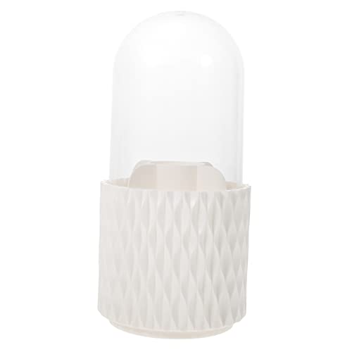 PACKOVE Pinselhalter Für Make-up Organizer Mit Deckel Drehbar Für Stifte Kosmetik Schlicht Und Praktisch Für Schreibtischgebrauch von PACKOVE