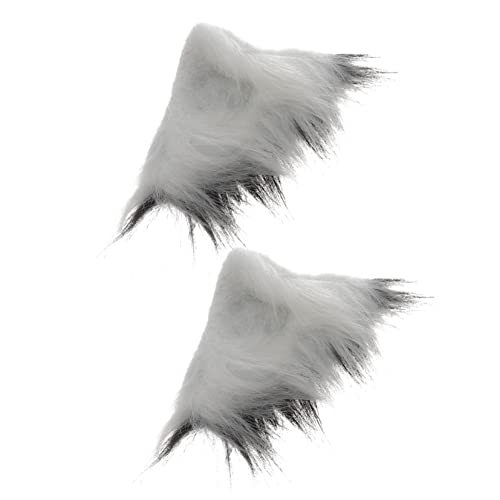 PACKOVE Plüsch Tierohren Haarklammer Flauschige Animal Ear Hair Clip Leichtes Cosplay Haarschmuck Damen Fotografie Requisite und für Party und Alltag von PACKOVE