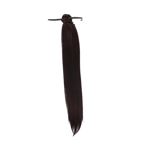PACKOVE Chinesisches Geflochtenes Haarteil Für Frauen Pferdeschwanz-verlängerung Mit Klauenclip Hanfu-accessoire Braun Leicht Zu Tragen von PACKOVE