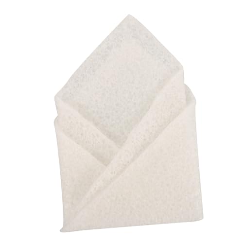 PACKOVE Reinigungswatte Peeling-Handtuch schrubben Gesichtsreinigungstücher Gesichtswäscher Haut Sanft Make-up-Entferner-Tuch Wiederverwendbare Gesichtstücher Peeling for Face Weiß von PACKOVE