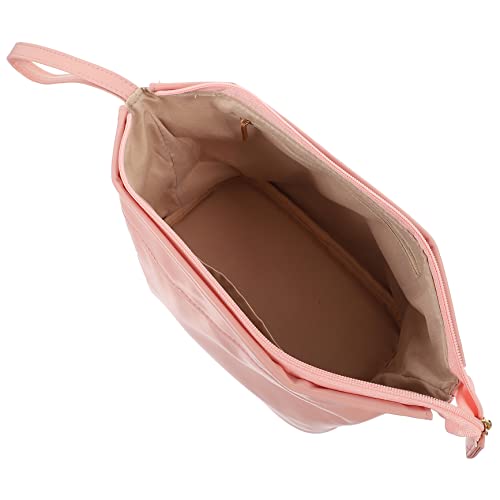 PACKOVE Reise Kosmetiktasche für Damen Große Make Up Tasche Multifunktionale Aufbewahrung für Toilettenartikel Organizer für Schule Reisen und Geschäftsreisen Rosé von PACKOVE