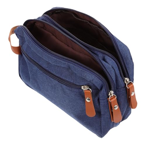 PACKOVE Reise-kulturbeutel Seesack Für Männer Reise Toilette Reise-flüssigkeitsbeutel Männlich Bote Sehen Reisetaschen Toilettenartikel Toilettenbeutel Aufbewahrungstasche Mann Nylon Grau von PACKOVE