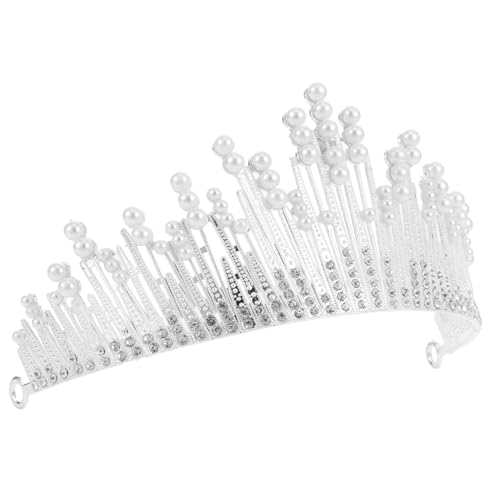 PACKOVE Retro Brautkrone Eleganter Haarschmuck für Hochzeiten und Feste Komfortabel und Langlebig Passend zu Verschiedenen Brautkleidern für Kostümpartys Karneval und Mehr von PACKOVE