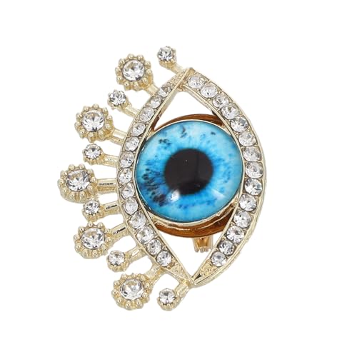 PACKOVE Brosche Mit Türkischem Flair Und Strasssteinen Auge-motiv Für Pullover Und Kleider Accessoire Mit Bösem Blick Für Mäntel Und Anzüge Stilvolle Retro-nadel Für Schals Und von PACKOVE