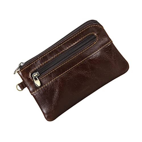 PACKOVE Retro Herren Portemonnaie Aus Hochwertigem Material Mit Reißverschluss Business Geldbeutel Für Männer Multifunktional Als Handytasche Und Tasche von PACKOVE
