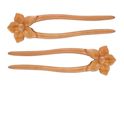 PACKOVE Retro Holz Haarnadel Langlebiger U-förmiger Haarclip Nützliches Haarschmuck-accessoire Für Damen Und Mädchen Für Hochzeiten Und Besondere Anlässe von PACKOVE