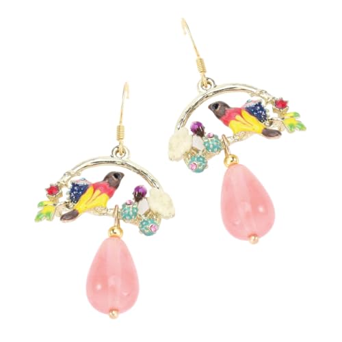 PACKOVE Retro Ohrringe Damen Vintage Ohrhänger Ethnischer Stil Chinesische Ohrpendel Elegantes Design Leicht Tragbar als von PACKOVE