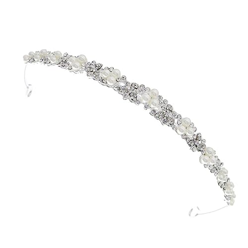 PACKOVE Retro Rhinestone Haarschmuck Barock Perlen Haarband für Hochzeitszubehör für Bräute und Brautjungfern Leicht und Langlebig für Besondere Anlässe von PACKOVE