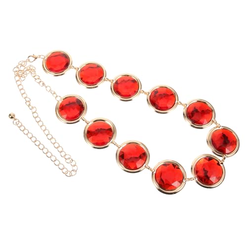 PACKOVE Rhinestone Body Chain für Frauen und Mädchen Verstellbare Robuste Bikini und Party Taillenkette Cosplay Zubehör Eleganter Körperschmuck mit Funkelnden für Besondere Anlässe von PACKOVE