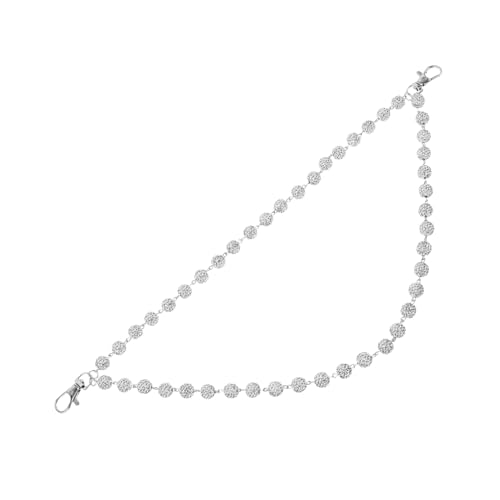 PACKOVE Rhinestone Hosenkette Herren Hip Hop Stil Mehrlagige Dekorative Hosenkette mit Funkelnden Strasssteinen Langlebige Metalltaschenkette für Jeans und Hosen Modisches Accessoire für von PACKOVE