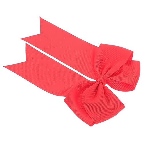 PACKOVE Rote Schleife Haarspange Haarnadel Mit Schleife Haarschmuck Für Damen Und Mädchen Vintage-haarspange Große Haarspangen Für Verschiedene Frisuren von PACKOVE