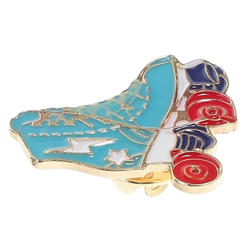 PACKOVE Rollschuh Brosche Emaille Anstecknadel Damen Schal Clip Retro Strickjacken Abzeichen Vielseitiges Kleidung Zubehör von PACKOVE