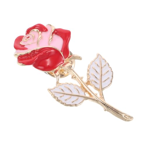 PACKOVE Rosenblüten Brosche Modernem Legierungsmetall Kreatives Design Vielseitiges Accessoire für Anzug Kleid Rucksack Chinesischer Vintage Stil Einzigartiger für Besondere Anlässe von PACKOVE