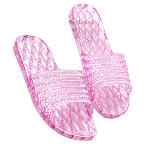 PACKOVE Rutschfeste Damen PVC Slipper Leicht und Angenehm Gästepantoffeln für Hotel Salon Reise Indoor Hausschuhe für Frauen Tragbar und Geruchsneutral von PACKOVE