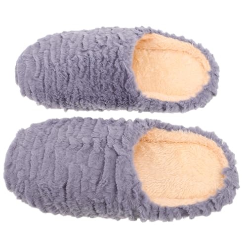 PACKOVE Rutschfeste Hausschuhe für Geräuscharm Weiche Sohle Atmungsaktiv Warm Leicht für Holzfußböden Frühling Winter von PACKOVE