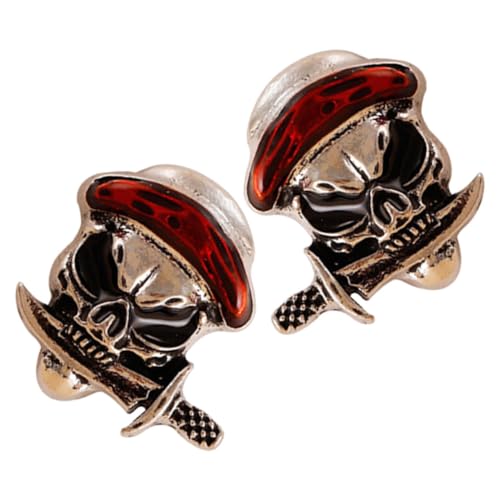 PACKOVE Schädelohrringe Damen Halloween Ohrstecker Elegantes Design für Freundinnen und Familie Leicht und Langlebig für Verschiedene Anlässe von PACKOVE