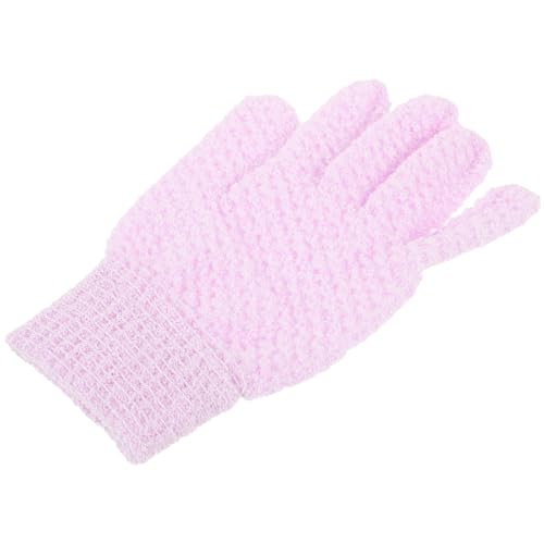 PACKOVE Schlammreibartefakt Körperwäsche Peelinghandschuh Körperreinigungshandschuhe Peeling Duschpeeling Sanfte Hautpflege Reinigungshandschuhe Badehandschuhe Badezubehör Handtuch von PACKOVE