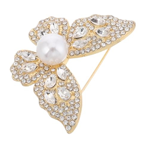 PACKOVE Schmetterlingsbrosche Anstecknadel für Damen Eleganter Schalclip Zinklegierung mit Funkelnden Kristallen Vielseitig Einsetzbare Broschennadel für Kleider Hüte und Taschen PACKOVE Schmetterlingsbrosche Anstecknadel für Damen Eleganter Schalclip Zinklegierung mit Funkelnden Kristallen Vielseitig Einsetzbare Broschennadel für Kleider Hüte und Taschen von PACKOVE