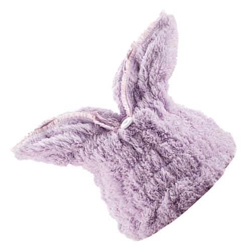 PACKOVE Schnell Trocknende Duschhaube Schnell Trocknende Kappe Badekappe Verdicken Badezimmerzubehör Bademütze Frauen Mütze Rosa von PACKOVE