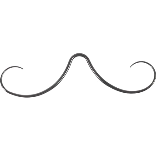 PACKOVE Schnurrbart-Septum-Ring Stahl-Septum-Schnurrbart-Nasenring-Piercing-Schmuck Septum-Piercing-Aufhänger Septum-Schnurrbart-Aufhänger Nasenring Für Damen Und Herren von PACKOVE