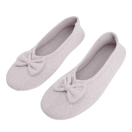 PACKOVE Schuhe Für Schwangere Frauen Atmungsaktive Hausschuhe Rutschfeste Sohle Bequeme Damenpantoffeln Schlafzimmerschuhe Für Zuhause Und Innenräume von PACKOVE