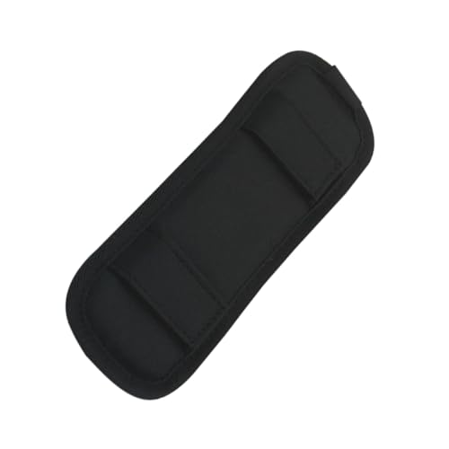 PACKOVE Schulterpolster Rucksack Gepäckgurt Polster Stoßdämpfung Entlastung Für Schulrucksäcke Wandern Musikinstrumente Verstellbar Schwarz von PACKOVE